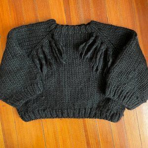 Good Night Day Black Kingston Sweater (S/M)